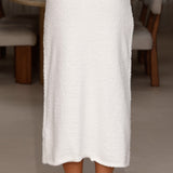 Cohen Triko Midi Etek - Kırık Beyaz