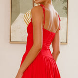 Bethi Mini Dress - Red