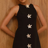 Daray Mini Dress - Black / Star