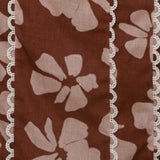 Carlia Midi Dress - Brown Daylillies