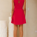Aceline Mini Dress - Red