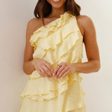 Cassidi Mini Dress - Lemon