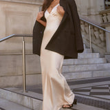 Ziah Maxi Elbise - Şampanya