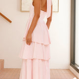 Danais Maxi Elbise - Pembe