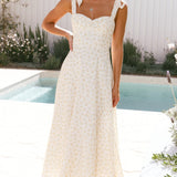 Blakely Midi Dress - Lemon Floral