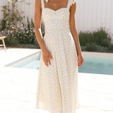 Blakely Midi Dress - Lemon Floral