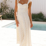 Blakely Midi Dress - Lemon Floral