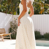 Blakely Midi Dress - Lemon Floral