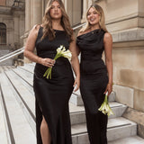 Ava Maxi Elbise - Siyah