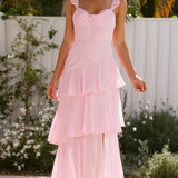 Achelle Maxi Elbise - Pembe