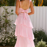 Achelle Maxi Elbise - Pembe