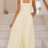 Caden Maxi Elbise - Limon