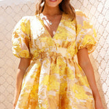 Abel Mini Dress - Yellow