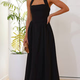 Caden Maxi Elbise - Siyah