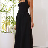 Caden Maxi Elbise - Siyah