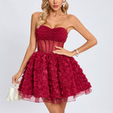 Rachel  Korse Mini Elbise