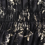 Çevre Dostu Kürk Yelek ve Çiçek Desenli Elbise İkili Takım