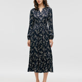 Çevre Dostu Kürk Yelek ve Çiçek Desenli Elbise İkili Takım