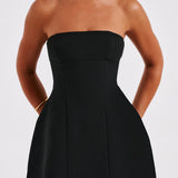 Asha Straplez Mini Elbise