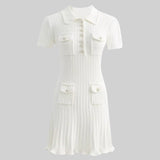 Kısa Kollu Elmas Elbise