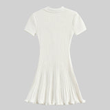 Kısa Kollu Elmas Elbise