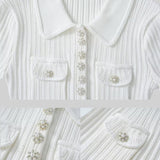 Kısa Kollu Elmas Elbise