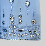 Elmas Süslemeli Mini Etekli Set