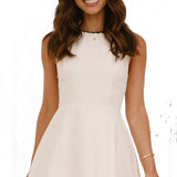 Aceline Mini Dress - Oat/Black