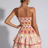 Monaco Mini Elbise - Gün Batımı