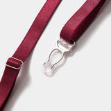 Choker Bağlama Öndeki Kesik Detaylı Lingerie Garter Seti ve Eldiven