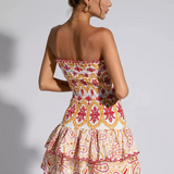 Monaco Mini Elbise - Gün Batımı