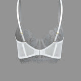 Dantel Büstiyer Cami Üst ve İç Giyim Takımı