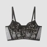 Nakış Detaylı Dantel Kısa Üst