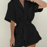 Minimal ve Zarif Beyaz Tulum