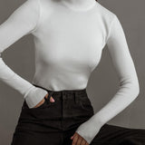 Yüksek Yaka İnce Triko Kazak