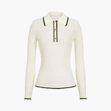 Old Money Aesthetics Polo Örgü Üst