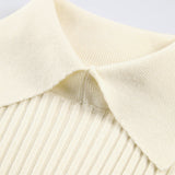 Vanilla Polo Uzun Kollu Örgü Üst
