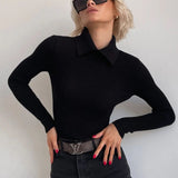 Vanilla Polo Uzun Kollu Örgü Üst