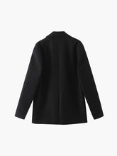 Siyah Klasik Oversize Blazer Ceket