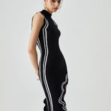 Balıkçı Yaka Midi Elbise