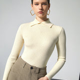 Vanilla Polo Uzun Kollu Örgü Üst