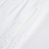 Yüksek Belli Kısa Pamuklu Şort