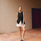 Düğmeli Uzun Yelek