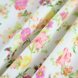 Arkadan Askılı Çiçek Desenli Cami Midi Elbise