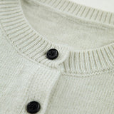 Şık Düğme Detaylı Triko Yelek