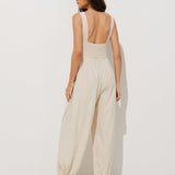 Rahat Kesim Keten Yazlık Tulum