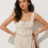 Rahat Kesim Keten Yazlık Tulum