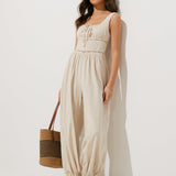 Rahat Kesim Keten Yazlık Tulum