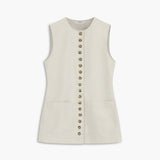 Düğmeli Uzun Yelek