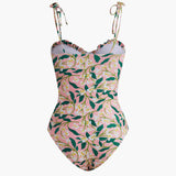 Çiçekli Tek Parça Mayo